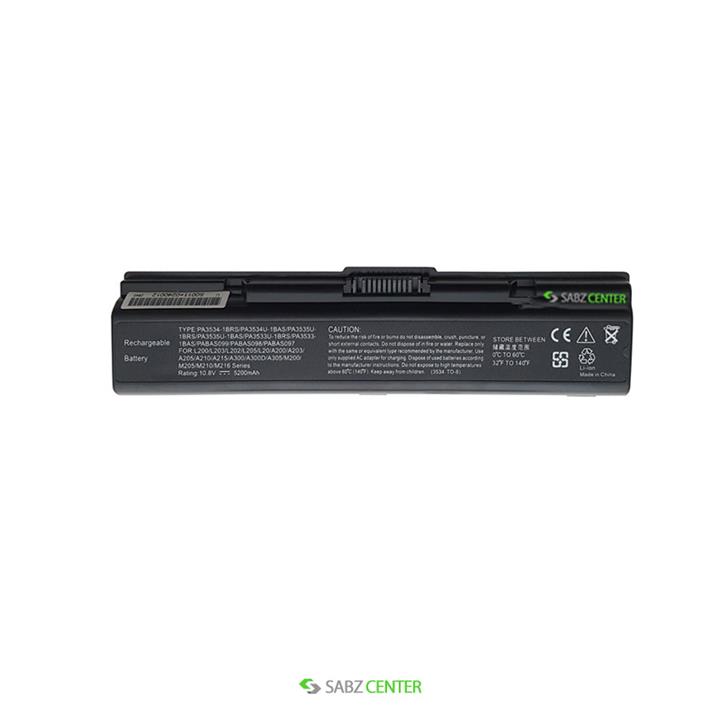 باتری لپ تاپ توشیبا مدل پی ای 3534 یو TOSHIBA PA3534U 6Cell Laptop Battery